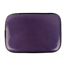 Load image into Gallery viewer, BRAND NEW UNIVERSAL CARBON FIBER PURPLE Car Center Console Armrest Cushion Mat Pad Cover