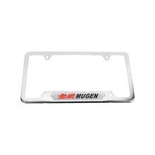 Load image into Gallery viewer, Brand New Universal 1PCS Mugen Chrome Metal License Plate Frame