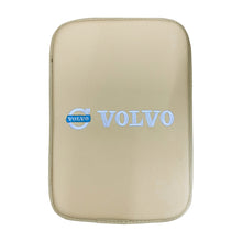 Load image into Gallery viewer, BRAND NEW UNIVERSAL VOLVO BEIGE Car Center Console Armrest Cushion Mat Pad Cover Embroidery