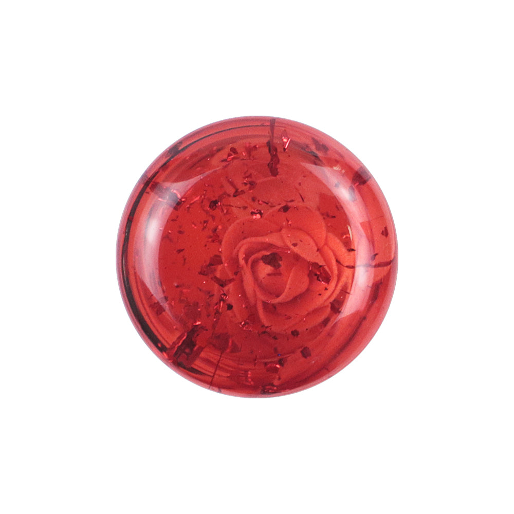 Brand New Universal 150mm Sakura Red Glitter Rose Flowers Manual Car Gear Stick Shift Knob M8 M10 M12