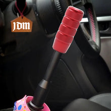 Load image into Gallery viewer, Brand New Universal Frosted Aluminum Red Manual Car Gear MT Stick Shift Knob M8 M10 M12 &amp; Black Shifter Extender Extension