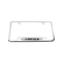 Load image into Gallery viewer, Brand New Universal 2PCS Lincoln Chrome Metal License Plate Frame