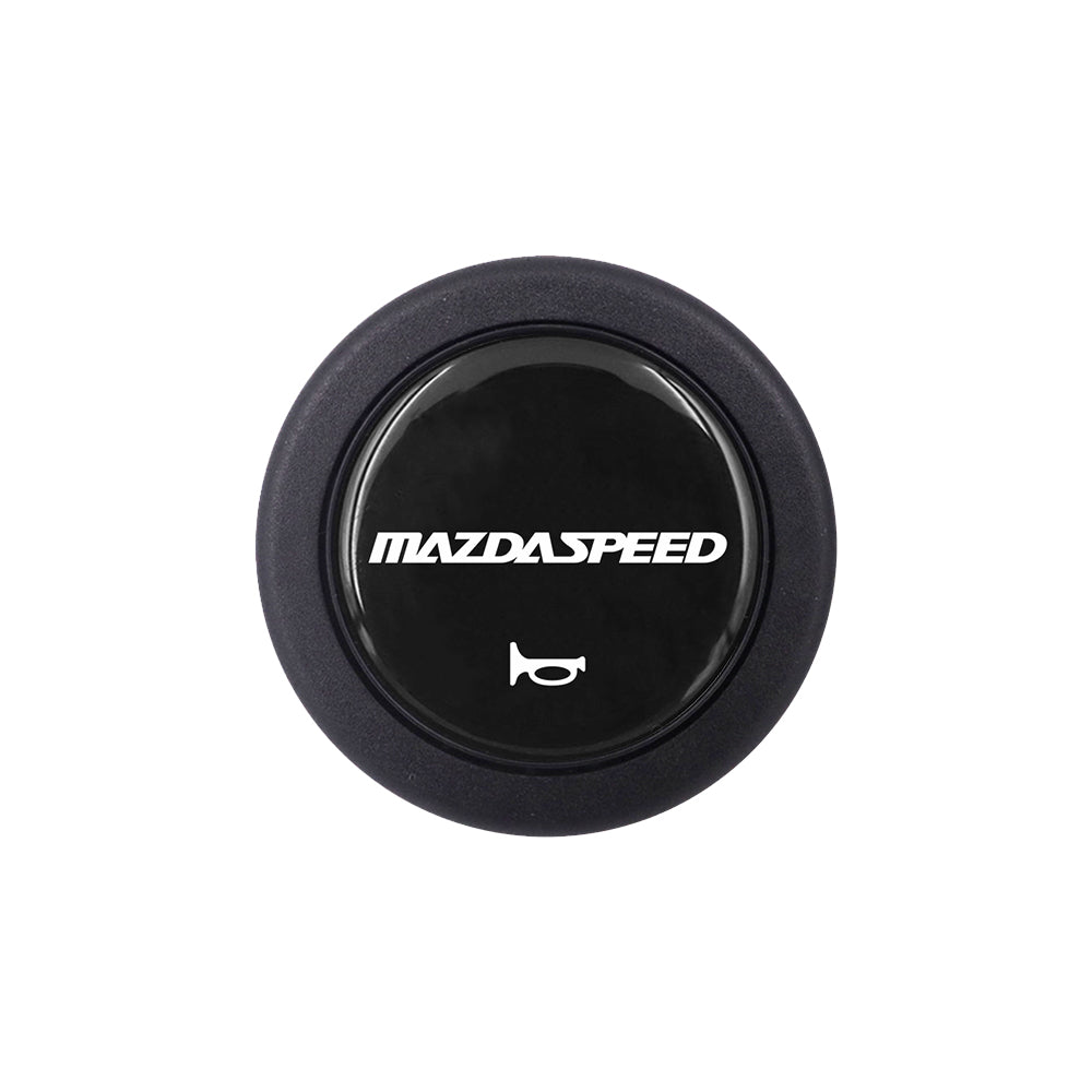 Brand New Universal Mazdaspeed Car Horn Button Black Steering Wheel Center Cap