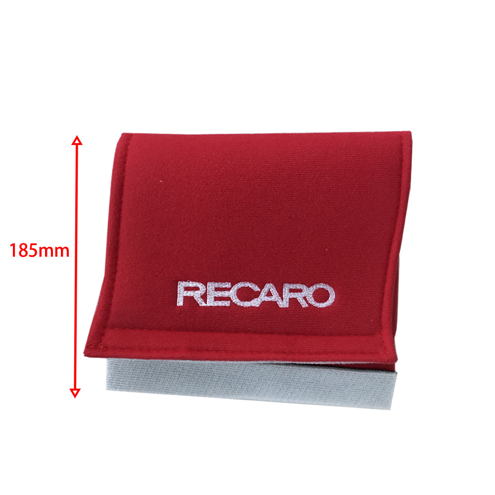 BRAND NEW 2PCS RECARO RED Racing Bucket Seat Cover Protect Tuning Side Pad Cushion