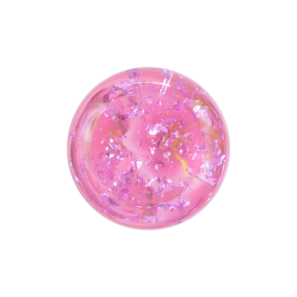 Brand New Universal 200mm Sakura Pink Glitter Rose Flowers Manual Car Gear Stick Shift Knob M8 M10 M12