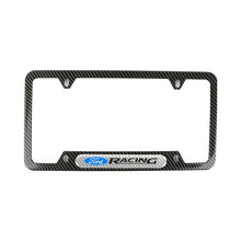 Load image into Gallery viewer, Brand New Universal 1PCS Ford Racing Carbon Fiber Look Metal License Plate Frame