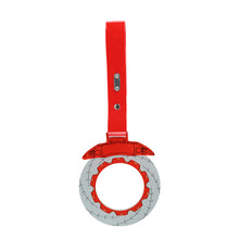 Load image into Gallery viewer, Brand New Brake Rotors Red TSURIKAWA Ring Subway Train Bus Handle Red Strap Charm Drift