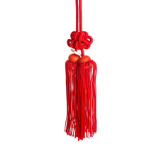 Load image into Gallery viewer, BRAND NEW UNIVERSAL VIP JUNCTION PRODUCE INTERIOR RED FUSA CHARM WITH GOLD KNOT