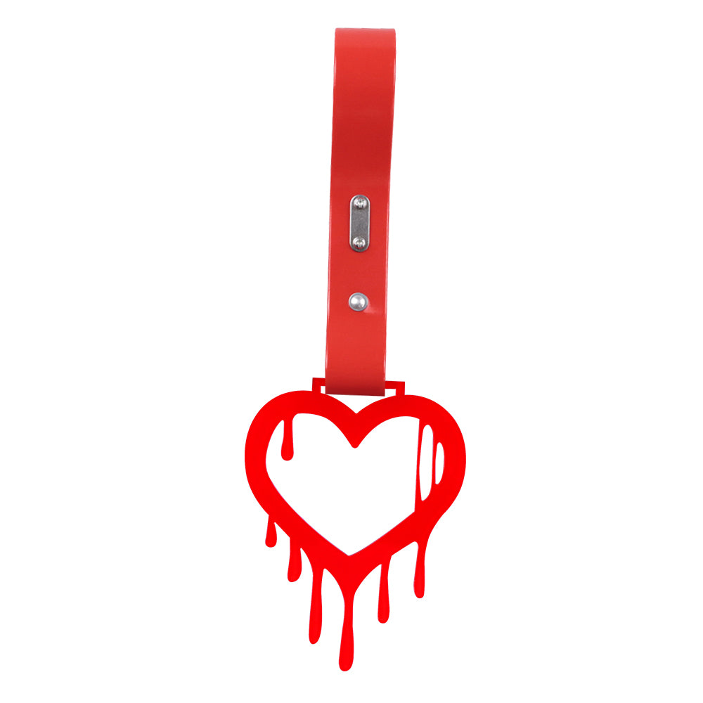 Brand New Drip Heart Red JDM TSURIKAWA Ring Subway Train Bus Handle Red Strap Charm Drift (Copy)