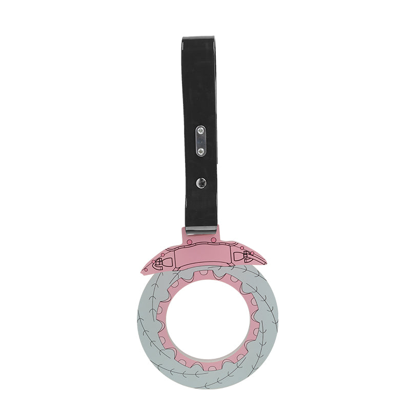 Brand New Brake Rotors Pink TSURIKAWA Ring Subway Train Bus Handle Black Strap Charm Drift