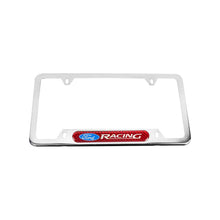 Load image into Gallery viewer, Brand New Universal 1PCS Ford Racing Chrome Metal License Plate Frame