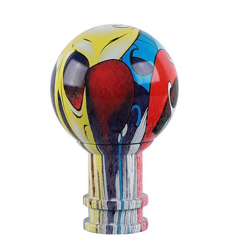 Brand New JDM Stickerbomb V2 Design Universal Round Ball Car Racing Shift Knob Manual Gear Shift Knob Shifter M12 M10 M8