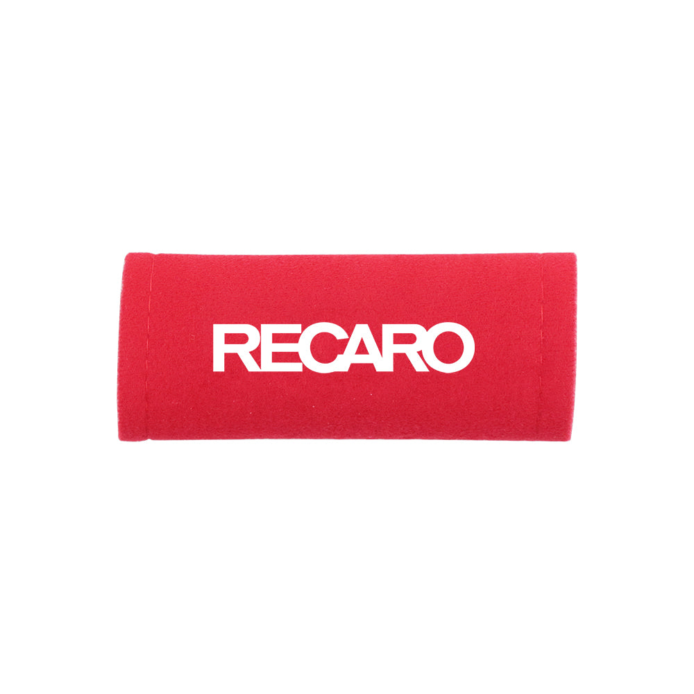 BRAND NEW UNIVERSAL JDM Recaro Red Suede Roof Safety Handle Ceiling Handrail Cover Pull Handle Racing