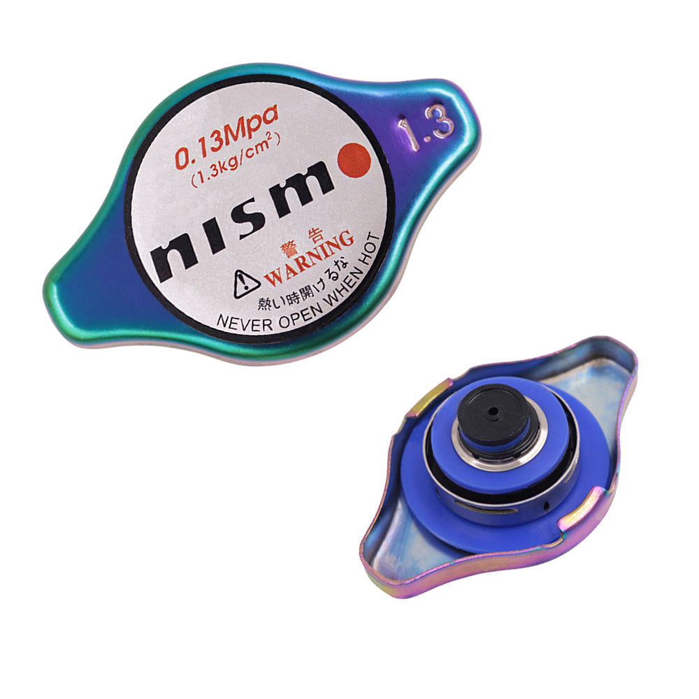 Brand New JDM 1.3bar 9mm Nismo Neo Chrome Racing Cap High Pressure Radiator Cap For Nissan