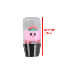 Load image into Gallery viewer, Brand New 1PCS Universal 10CM JDM Clear Kirby Manual Car Black Base Racing Stick Shift Knob M8 M10 M12