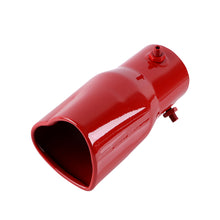 Load image into Gallery viewer, Brand New Universal Red Heart Shaped Stainless Steel Car Exhaust Pipe Muffler Tip Trim Staight