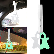 Load image into Gallery viewer, Brand New Ghost Glow In Dark Green JDM TSURIKAWA Ring Subway Train Bus Handle White Strap Charm Drift