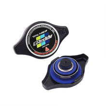 Load image into Gallery viewer, Brand New JDM 1.3bar 9mm Greddy Racing Black Racing Cap High Pressure Radiator Cap For Universal