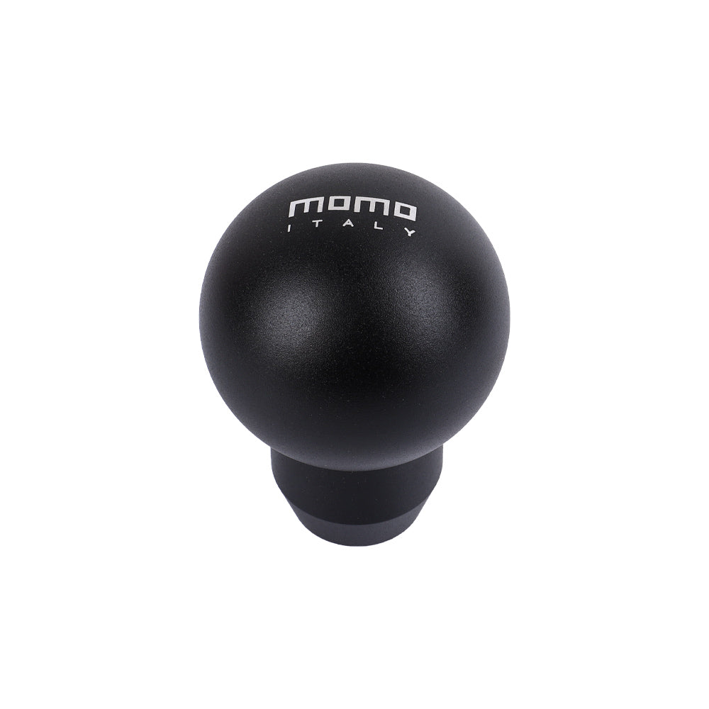 BRAND NEW UNIVERSAL MOMO Racing Universal Black Aluminum Round Shift Knob Lever Knob M8 M10 M12