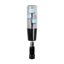 Load image into Gallery viewer, Brand New Universal JDM Crystal Rose Flowers Teal Automatic Car Gear Shift Knob Shifter