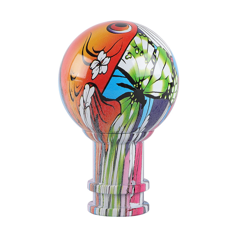 Brand New JDM Stickerbomb V4 Design Universal Round Ball Car Racing Shift Knob Manual Gear Shift Knob Shifter M12 M10 M8