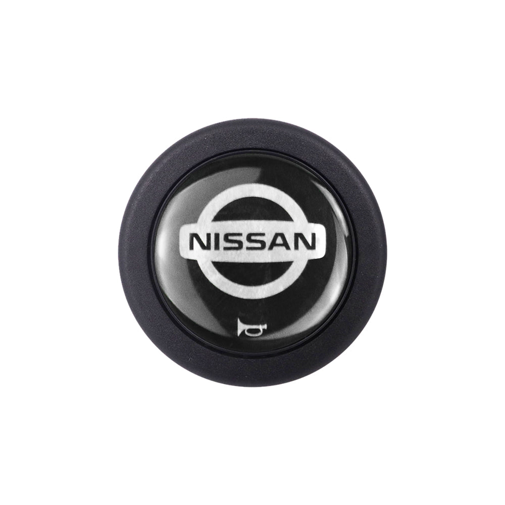 Brand New Universal Nissan Car Horn Button Black Steering Wheel Center Cap