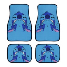 Load image into Gallery viewer, Brand New 4PCS UNIVERSAL Disney Stitch Fabric Car Floor Mats Interior Carpets