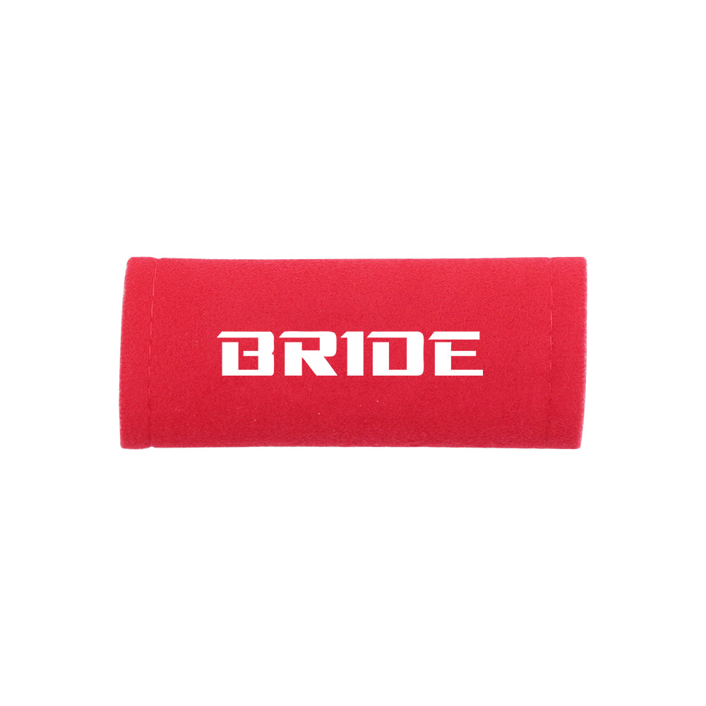 BRAND NEW UNIVERSAL JDM Bride Red Suede Roof Safety Handle Ceiling Handrail Cover Pull Handle Racing