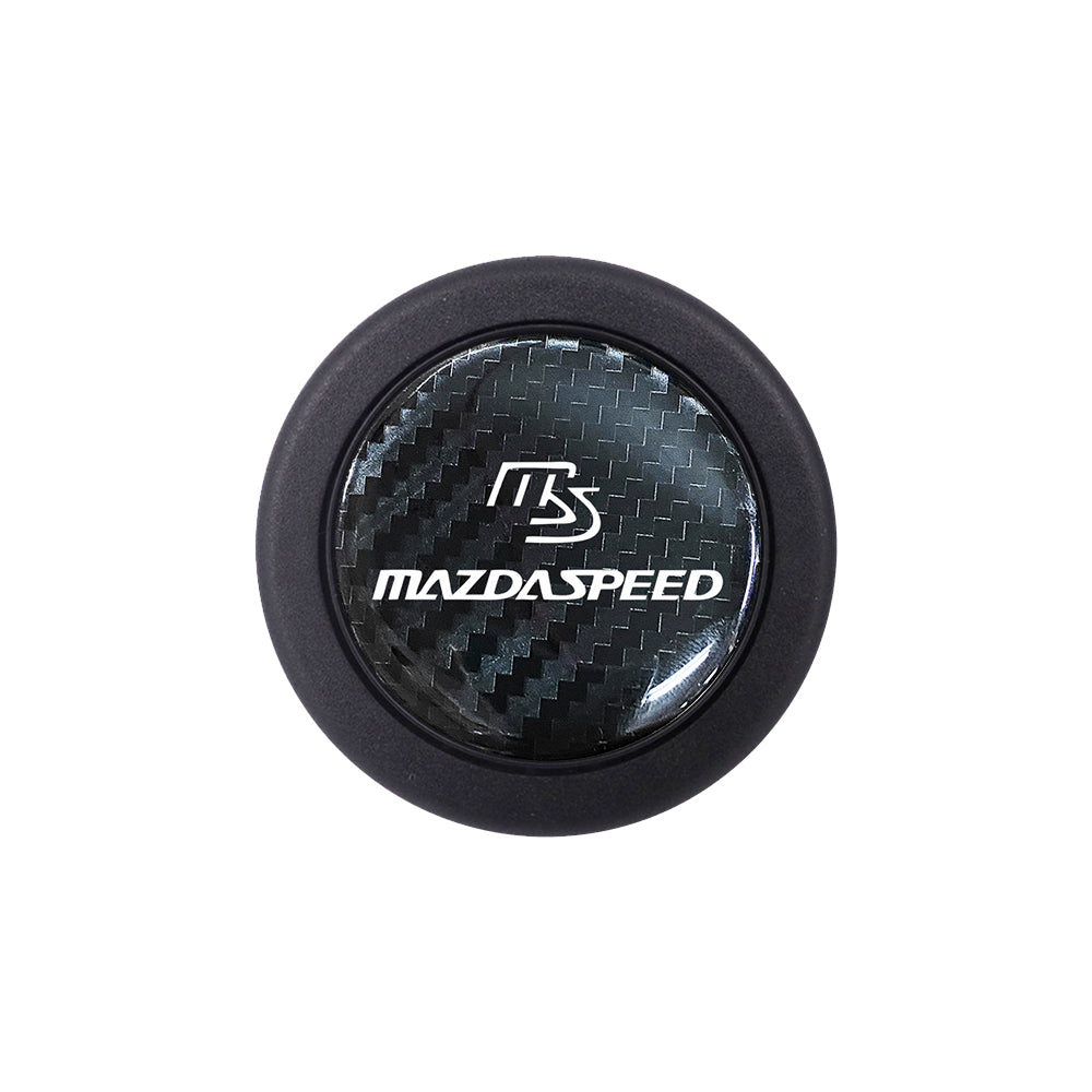 Brand New Universal Mazdaspeed Car Horn Button Black Steering Wheel Center Cap