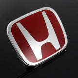 BRAND NEW 1PCS HONDA RED FRONT GRILLE H LOGO JDM EMBLEM FOR CIVIC 2006-2011 2DR COUPE