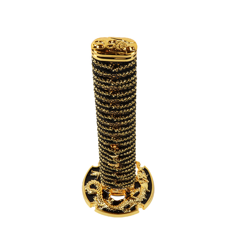 BRAND NEW UNIVERSAL 25CM JDM Samurai Sword Gold Shift Knob Shifter Alloy Katana Adapter M8 M10 M12