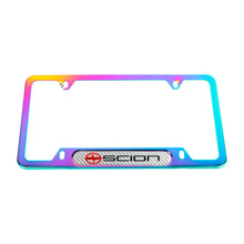 Load image into Gallery viewer, Brand New Universal 1PCS Scion Neo Chrome Metal License Plate Frame