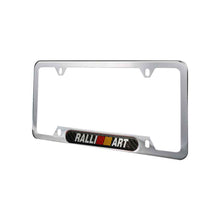 Load image into Gallery viewer, Brand New Universal 1PCS RALLIART Chrome Metal License Plate Frame