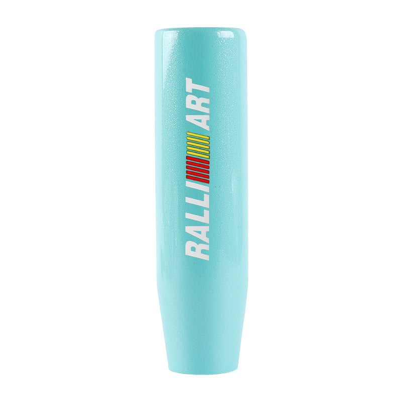 Brand New Universal 15CM RALLIART Pearl Teal Long Stick Manual Car Gear Shift Knob Shifter M8 M10 M12