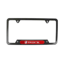 Load image into Gallery viewer, Brand New Universal 1PCS Buick Carbon Fiber Look Metal License Plate Frame