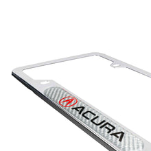 Load image into Gallery viewer, Brand New Universal 2PCS ACURA Chrome Metal License Plate Frame