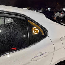 Load image into Gallery viewer, BRAND NEW UNIVERSAL BROKEN LOVE HEART YELLOW LED Neon Flash Light Car Wind Glow Electric Remote Control Lamp