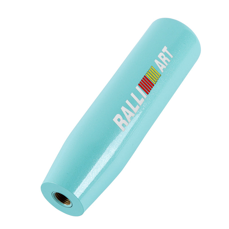 Brand New Universal 15CM RALLIART Pearl Teal Long Stick Manual Car Gear Shift Knob Shifter M8 M10 M12