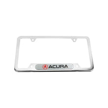 Load image into Gallery viewer, Brand New Universal 2PCS ACURA Chrome Metal License Plate Frame