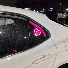 Load image into Gallery viewer, BRAND NEW UNIVERSAL BROKEN LOVE HEART PINK LED Neon Flash Light Car Window Glow Electric Remote Control Lamp