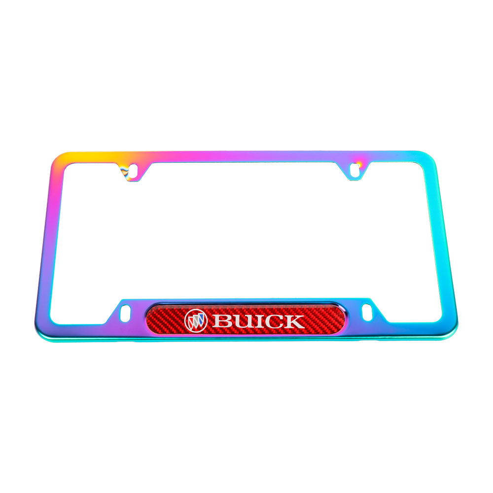 Brand New Universal 1PCS Buick Neo Chrome Metal License Plate Frame