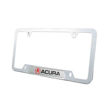 Load image into Gallery viewer, Brand New Universal 1PCS Acura Silver Metal License Plate Frame