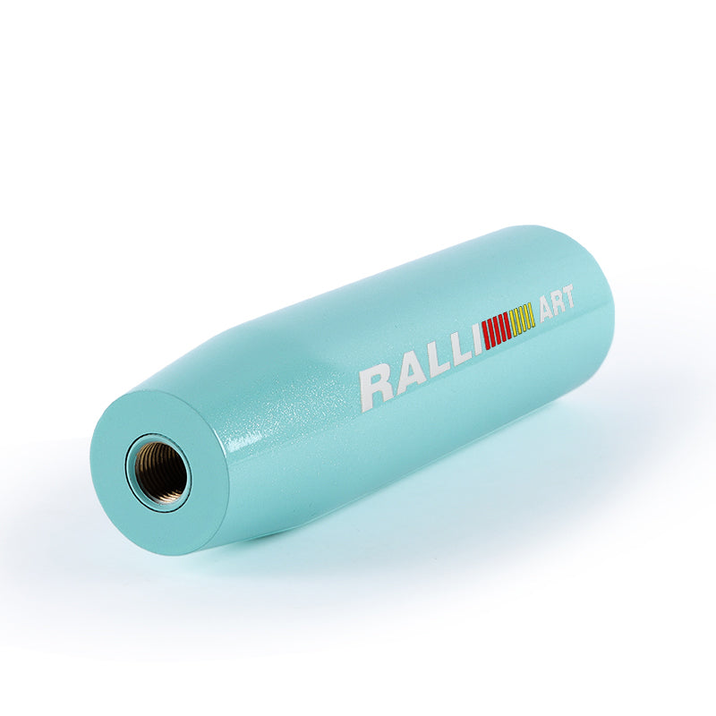 Brand New Universal 15CM RALLIART Pearl Teal Long Stick Manual Car Gear Shift Knob Shifter M8 M10 M12