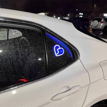 Load image into Gallery viewer, BRAND NEW UNIVERSAL BROKEN LOVE HEART BLUE LED Neon Flash Light Car Window Glow Electric Remote Control Lamp