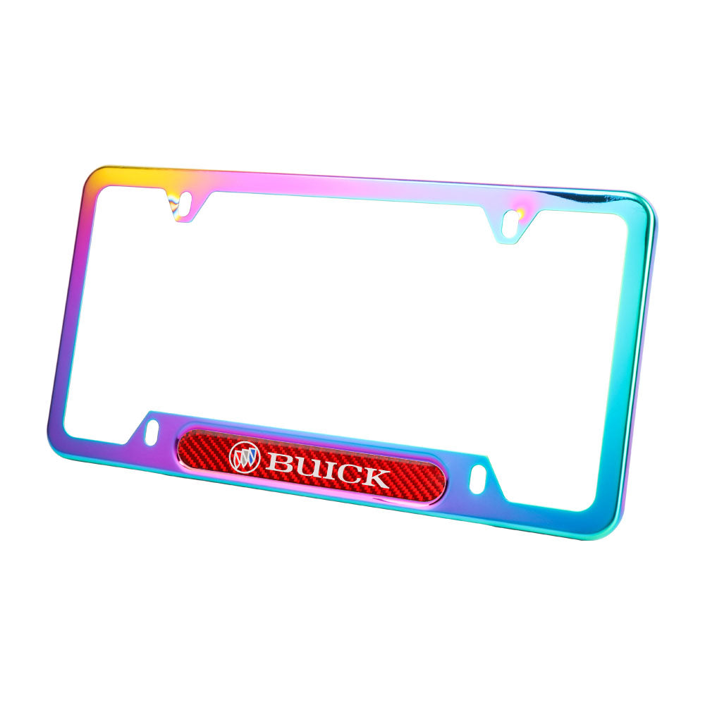 Brand New Universal 1PCS Buick Neo Chrome Metal License Plate Frame