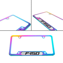 Load image into Gallery viewer, Brand New Universal 1PCS F-150 Neo Chrome Metal License Plate Frame