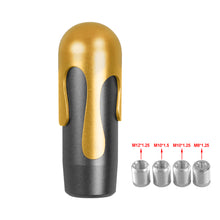 Load image into Gallery viewer, Brand New Universal Ice Cream Aluminum Black Gold Manual Car Gear Shift Knob Stick Shifter M8 M10 M12