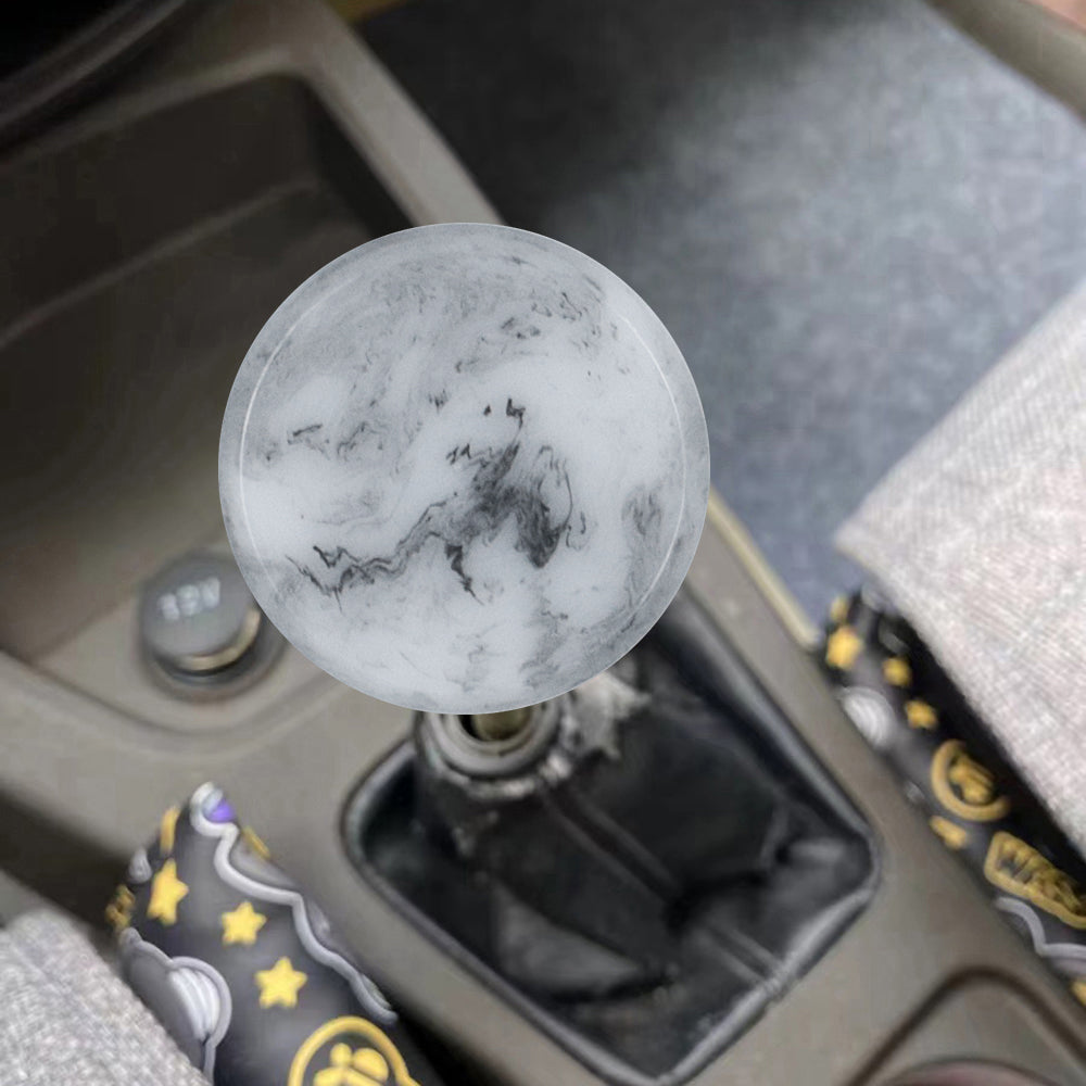 Brand New Universal JDM GREY 6CM Marble Style Stick Automatic Transmission Racing Gear Shift Knob