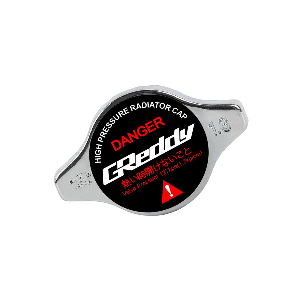 Brand New JDM 1.3bar 9mm Greddy Racing Chrome Racing Cap High Pressure Radiator Cap For Universal