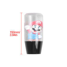 Load image into Gallery viewer, Brand New Universal Super Mario Character Crystal Clear Stick Car Manual Gear Shift Knob Shifter Lever Cover